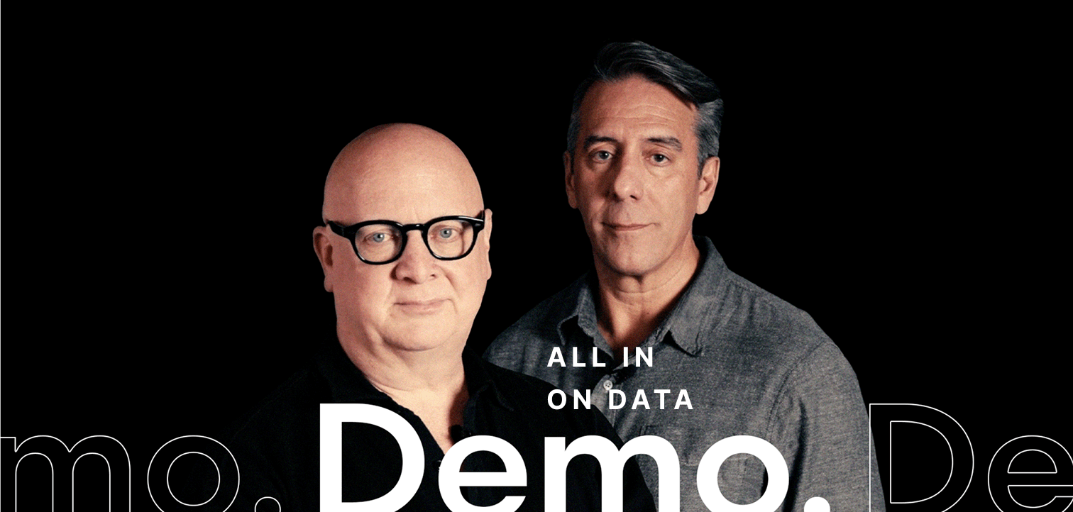 Co-founders of All in on Data, Peter Memon and David Gleason