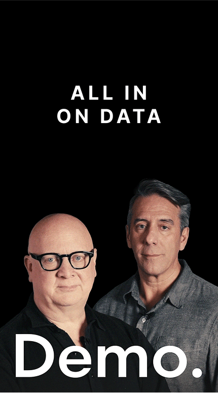 Co-founders of All in on Data, Peter Memon and David Gleason